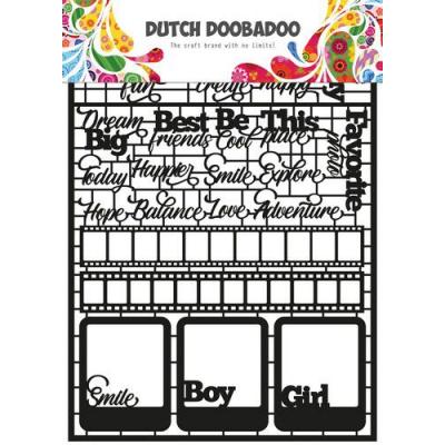 Dutch Doobadoo Dutch Paper Art - Texte